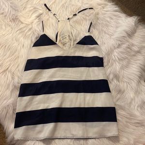 Navy and white striped tank top, medium. Purchased from Vici Dolls Collection.
